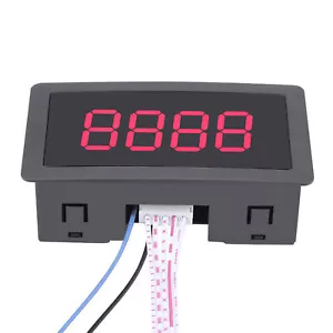 DC LED Digital Display 4 Digit 0‑9999 Up/Down Plus/Minus Panel Counter Meter Red - Picture 1 of 22