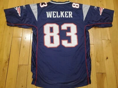 Camiseta deportiva Reebok On Field Wes Welker 2007 New England Patriots NFL réplica del equipo M Foto 1 de 4