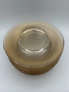 ZWÖLF (12) SELTENE DOROTHY THORPE SIGNIERTE 22KT GOLD FLECKPLATTEN 8”D - Bild 1 von 7