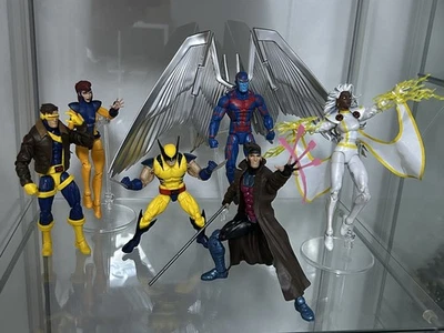 Marvel Legends X-Men Lote: Arcángel, Jean, Wolverine, Gambito, Cíclope, Tormenta Foto 1 de 4