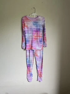 Little Sleepies Tie Dye Dreams Two Piece Pajama Set Size 5/6 - Picture 1 of 5