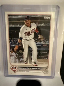 Jorge Polanco 2022 Topps Baseball # 417 Minnesota Twins Seattle Mariners - Picture 1 of 10