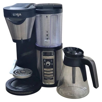 Ninja - Coffee Bar Brewer CF081 with Glass Carafe - Stainless Steel/Black - Image 1 of 4