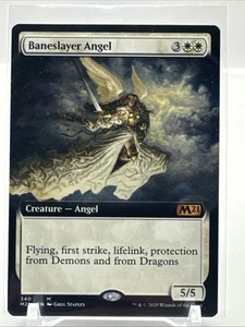 Baneslayer Angel (Extended Art) - Light Play MTG Magic 2021 Core Set - Picture 1 of 2