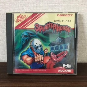 PC Engine Splatterhouse HuCARD Japan Retro Action Game Japan 4h