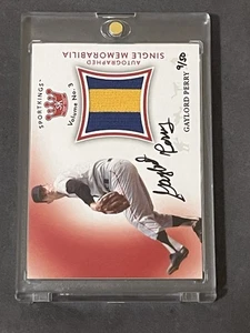 2022 Sportkings Gaylord Perry Patch Auto Gaylord Perry #AM-GP HOF /50 - Picture 1 of 2