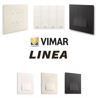 VIMAR LINEA ORIGINALE STOCK OFFERTA SERIE COMPLETA BIANCA NERA PRESE PULSANTI
