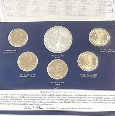 2013 US Mint Uncirculated Dollar Coin Set w/ Original Package ~ Free Shipping - Image 1 of 2