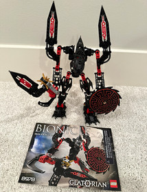LEGO BIONICLE Glatorian Skrall 8978 Complete Set w/ Instructions, Shield
