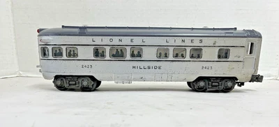 Vintage Lionel O GAUGE No. 2423 A Hillside Lighted Observation Car (B) - Image 1 of 4