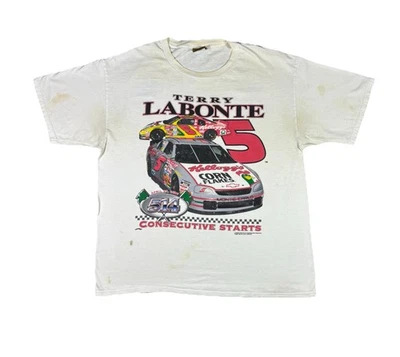 Camiseta De Colección Terry Lobonte Nascar Doble Cara Gráfico Talla XL 90s Racing  Foto 1 de 4