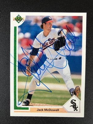 Jack McDowell 1991 Upper Deck White Sox In Person IP TTM Signed Auto Autograph - Image 1 of 2