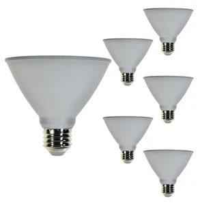 Diodesy PAR30 LED Short Neck FloodLight 8W 800LM E26 5000K 120V Dim White 6Pk - Picture 1 of 3