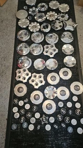 72 Piece CENTER HUB CAPS LOT  WHOLESALE LOT Wheel HUBS Various Makes & Models 🔥 - Picture 1 of 10