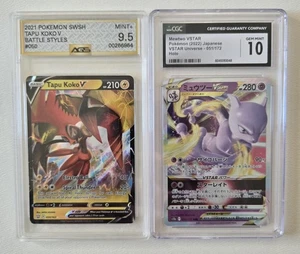 2 Graded Pokemon Karten - Bild 1 von 5