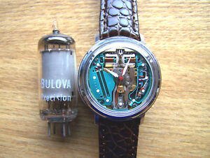 Accutron 214 H Stainless Steel 1974 N4, SPACEVIEW Tuning Fork  rebuilt Great ! 