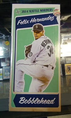 2014 Felix Hernandez Seattle Mariners Stadium Bobblehead Root Sports  Foto 1 de 4