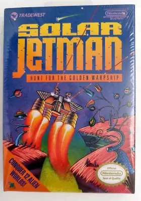 Solar Jetman: Hunt for the Golden Warpship (Nintendo NES, 1990) NEW H Sealed! - Image 1 of 4