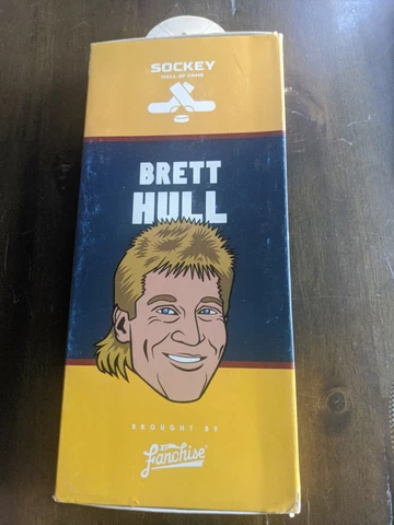 BRETT HULL HOCKEY SOCKEY HALL OF FAME  St. Louis Blues NHL SOCKS NEW size 7-12 Cover