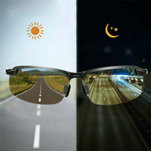 Men's day and night safety glasses Polarized photochromic driving sunglasses