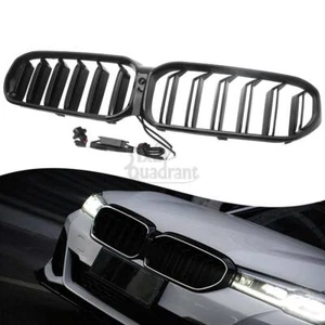 NEW Glossy Black Front Hood Kidney Grille Grill For BMW 5 Series G30 G31 2021up - Picture 1 of 15