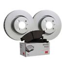 NK Front Brake Discs and Pad Set for Citroen C2 HDi 1.4 July 2003 to July 2009