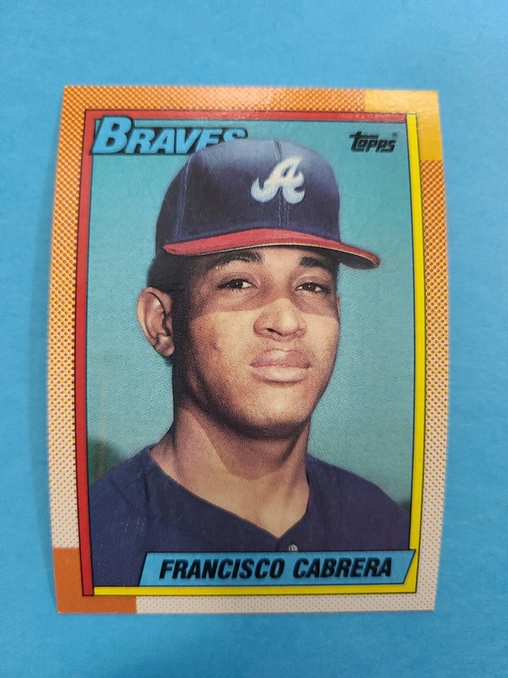 FRANCISCO CABRERA 1990 TOPPS BASEBALL CARD # 254 F5560 - Image 1 of 1