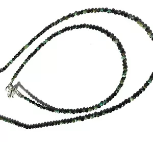 925 silver jewelry 20" necklace / 9" bracelet natural turquoise gemstone beads - Picture 1 of 6