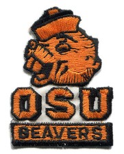 OREGON STATE BEAVERS NCAA COLLEGE VINTAGE 2.5" TEAM LOGO PATCH