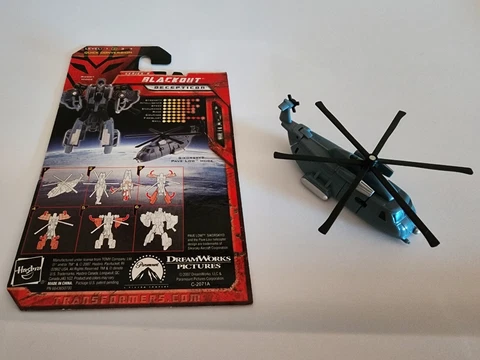Transformers Legends Class Blackout Decepticon Action Figure Hasbro 2007 MINT Cover