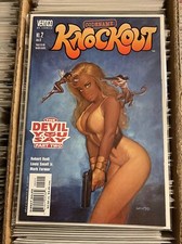 CODENAME KNOCKOUT #2 JOE CHIODO COVER DC VERTIGO 2001 bad girl pin up devil