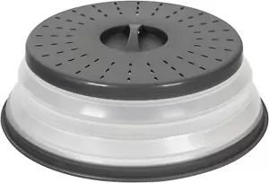 Tovolo Vented Collapsible Medium Microwave Cover (Charcoal) - Splatter Guard & C - Picture 1 of 12