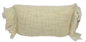 ALMOHADA DECORATIVA RALPH LAUREN Invierno Blanco Cesta Tejido Lana NUEVA Whitehall - Imagen 1 de 6