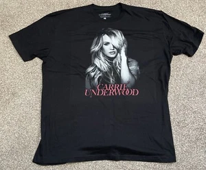 Camiseta Carrie Underwood Talla 2XL Negra The Cry Pretty Tour 360 Manga Corta - Imagen 1 de 3