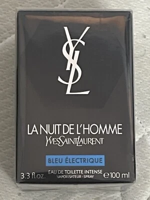 Yves Saint Laurent YSL La Nuit De L’Homme Azul Eléctrico EDT Intenso 3.3 FL OZ Foto 1 de 4