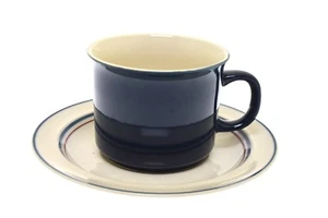 Stockholm Stoneware Japan Flat Cup and Saucer Set - Picture 1 of 2