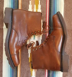 Vintage SELTENE Ralph Lauren STIEFELETTEN SCHNÜRUNG braun Leder England Damen 8,5? 8 ? - Bild 1 von 12