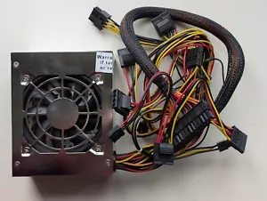 Coolmax CM-300 80mm Fan 300W MATX Power Supply (12.5x10x6.4mm) - Picture 1 of 6