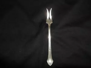 Antique Sterling Silver 2 Tine Cocktail Fork - Picture 1 of 4