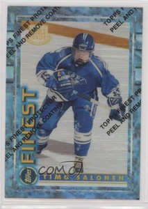 1994-95 Topps Finest Refractor Timo Salonen #137 Rookie RC