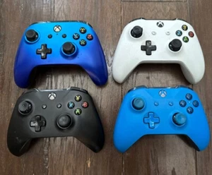 4 Microsoft Xbox One / X / S Controller (3 Wireless, 1 kabelgebunden) Drift & ungetestet - Bild 1 von 7