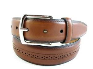 Allen Edmonds "STATE STREET" eleganter Gürtel #1021490 Gr. 34 CHILI DISCT (B212) - Bild 1 von 10