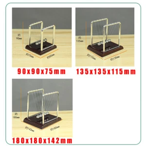 Pendulum Newton's Cradle Desktop Gadget Balance Balls Science Educational Toys - Picture 1 of 9