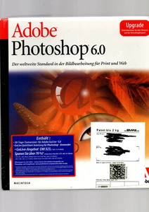Adobe Photoshop 6 Upgrade MAC deutsch Mwst BOX RETAIL NEU & OVP - Bild 1 von 1