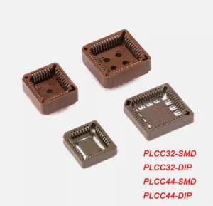 Conector PLC IC PLCC32 PLCC44 32 pines 44 pines tipo DIP adaptador convertidor SMD / DIP - Imagen 1 de 15