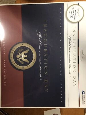 Vintage Stamp, 2009 OFFICIAL PRESIDENTIAL INAUGURAL SOUVENIR & COVER,Obama,Biden - Image 1 of 3