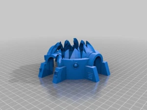 Cabaña de ciencia ficción en ruinas 28 mm/ 1:56 FDM - Imagen 1 de 1