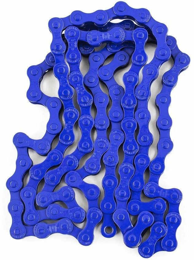 Mission 410 (Blue) BMX 1/2x1/8 Teflon Coated Bike Chain - Image 1 of 1