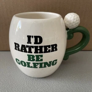 I’d Rather Be Golfing  Mug Ceramic Hot Chocolate A-13 - Picture 1 of 2