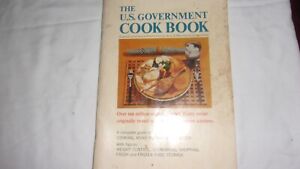 U.S. GOVN. COOKBOOK, 1965, US DEPT. OF AGRIC. SOFT COVER, 96 PAGES, USED VINTAGE